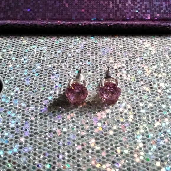 Unknown Jewelry - Pink Crystal Earrings